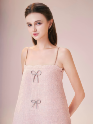 Blush Ribbon Dress 1